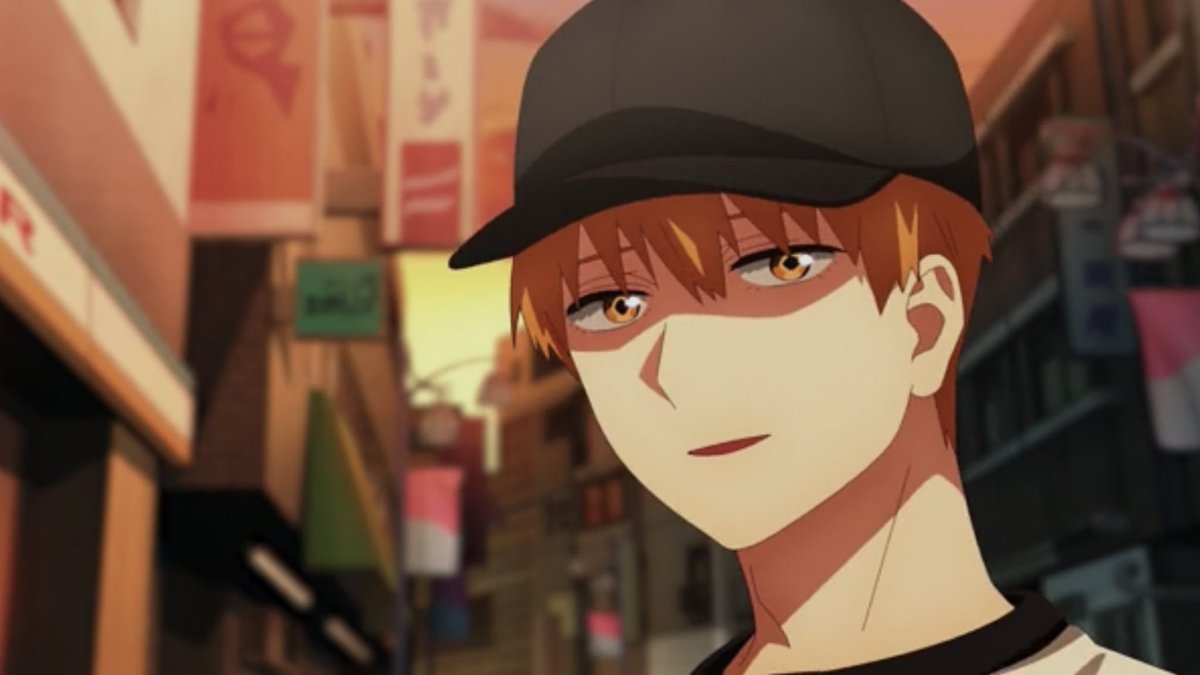 orangeotd's tweet image. the orange anime character of the day is tsukasa kazuki from romantic killer!

[ tw / stalking ]