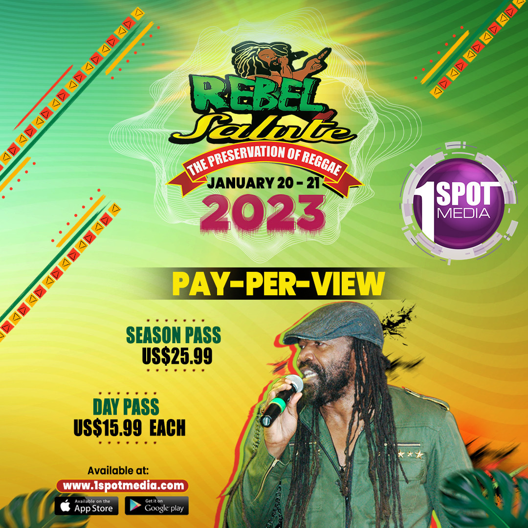 FAME95FM1's tweet photo. Rebel Salute 2023 returns with a bang:boom: and @1spotmedia is ready to bring you the ultimate streaming experience from anywhere in the world.

Visit https://t.co/pvs0DrYjSk to purchase your pay-per-view tickets now.

#RebelSalute2023 https://t.co/jdecmXtV9a