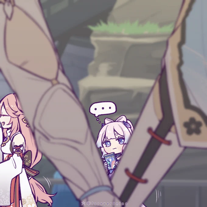 Holding Hands -- [ 01 / 04 ]#genshinImpact #kokosara 