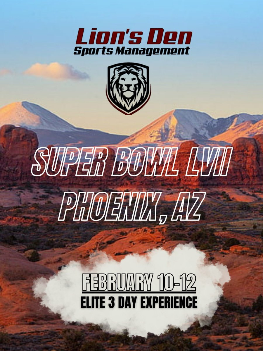 TheHookMG's tweet photo. The official launch party has been set. For Super Bowl weekend in Arizona. #ldsm #lionsdsm #newcompany #sportsmanagement https://t.co/XeRTBsj1QY