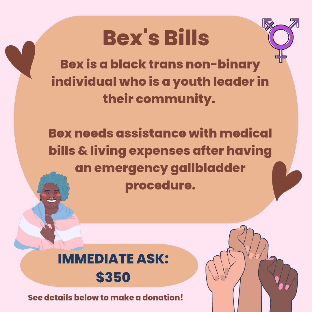 IT COSTS $0 TO RT!

i can really use some help to see a doctor ASAP.

i am flagged everywhere because of my debt so i have to pay upfront for any visits.

i have severe abdominal pain that started 6 DAYS ago.

if you can spare anything, PLEASE help!

ko-fi link below👇🏾