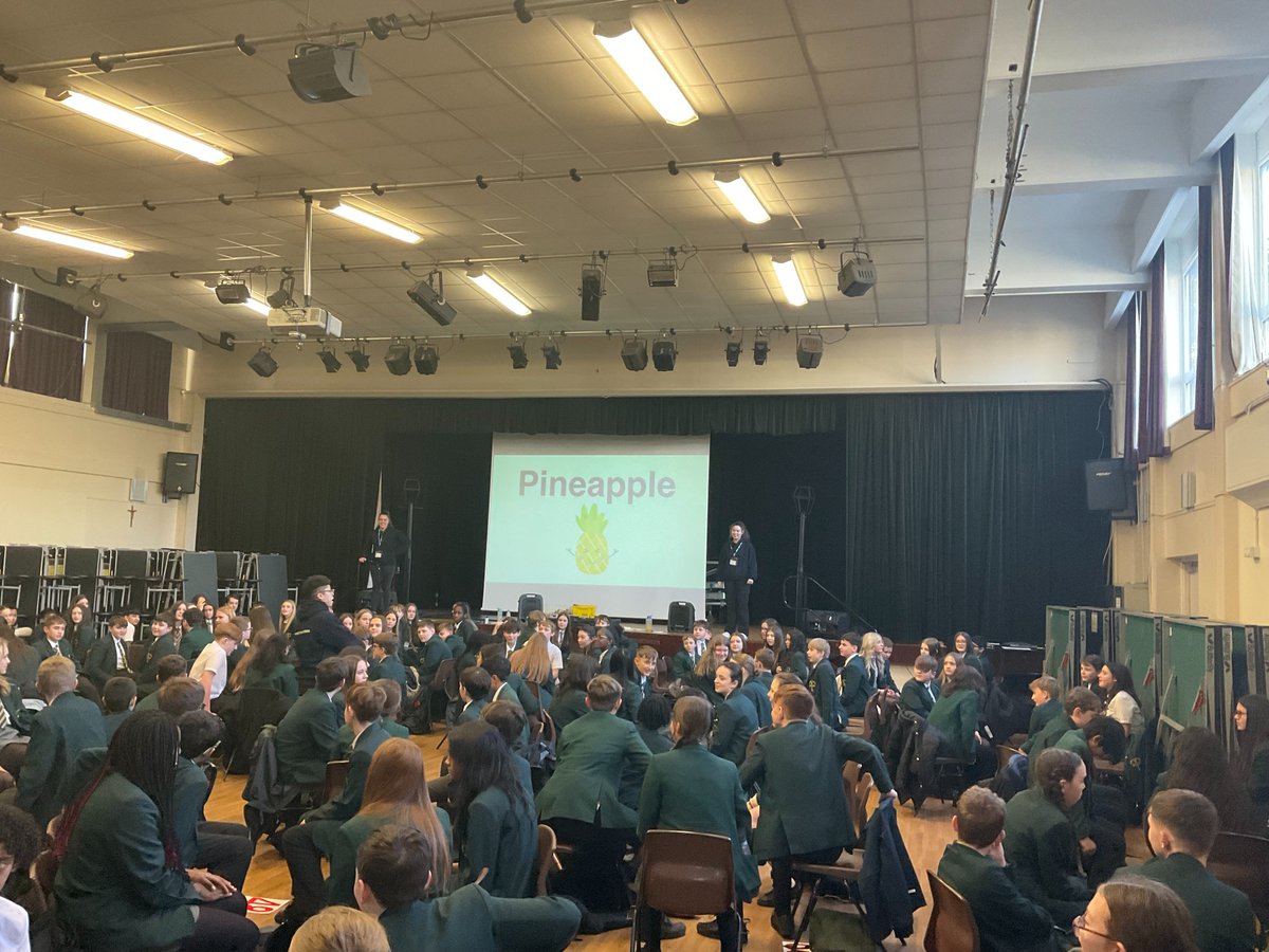 stmonicas's tweet photo. Humanutopia have been into school today and spent the day with Year 8 talking about their past/present & future aspirations. #growingyourself @humanutopia @STOC_CAT https://t.co/6TwQnE5Awy