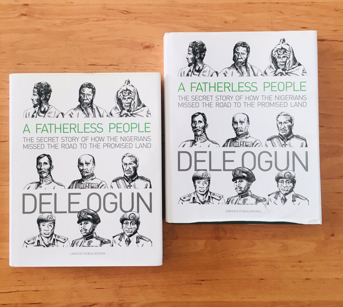 BooksellersNG's tweet photo. A Fatherless People by @deleogunauthor N13000
This book tells the story of Nigeria from its early conceptualization by British colonialists in the aftermath of the abolition of the slave trade up to present day.
#afatherlesspeople #deleogun https://t.co/R4W1EYb6bk