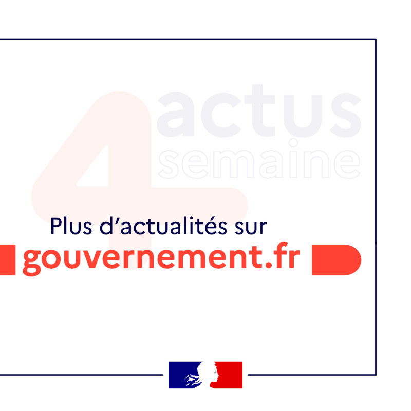 gouvernementFR's tweet photo. Les 4 actus de la semaine 🗞️

⛽ Aide carburant
📊 Baromètre des résultats
🖱️ Parcoursup
🔴 Violences conjugales