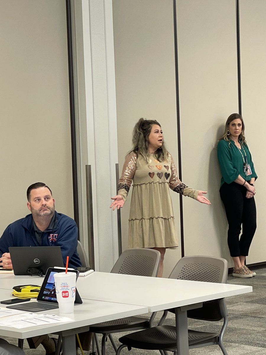 Proud of <a href="/deannarwoods/">DeAnna</a>, <a href="/ostrander_katie/">Katie Ostrander</a>, and Morgan Evans for presenting information on <a href="/lifeschools/">Life School™</a> suicide protocols with our assistant principals this morning!  So thankful for them! #counselorsrock