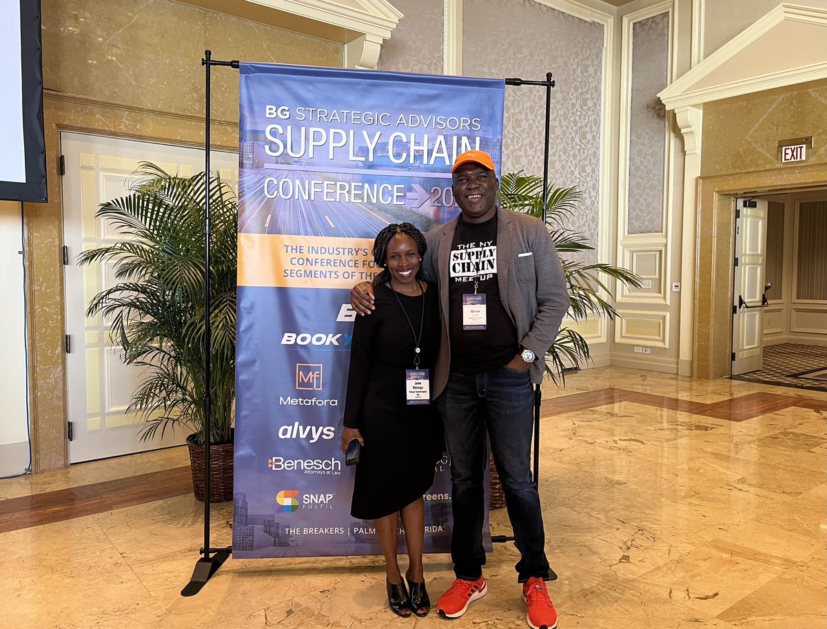 With @jodongo of <a href="/shipsenga/">Senga</a>, visiting all the way from Nairobi, Kenya!! 

She was surprised at how tall I am! Zoom doesn’t make my height so obvious. 😂😂😂😂

#BGSASupplyChain #BGSASupplyChain2023