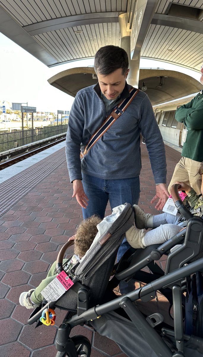 Happy Birthday to the most patient traveling companion and father. We are so lucky to be loved by you, @PeteButtigieg!