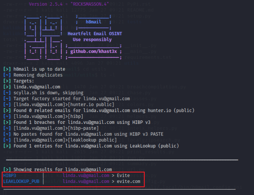 three_cube's tweet photo. Open Source Intelligence (OSINT): Finding Email Passwords in Dumps with h8mail #osint #h8mail #infosec #cybersecurity #cyberwarrior 

https://t.co/1jaOWyu4Hm https://t.co/mVybghmB4u