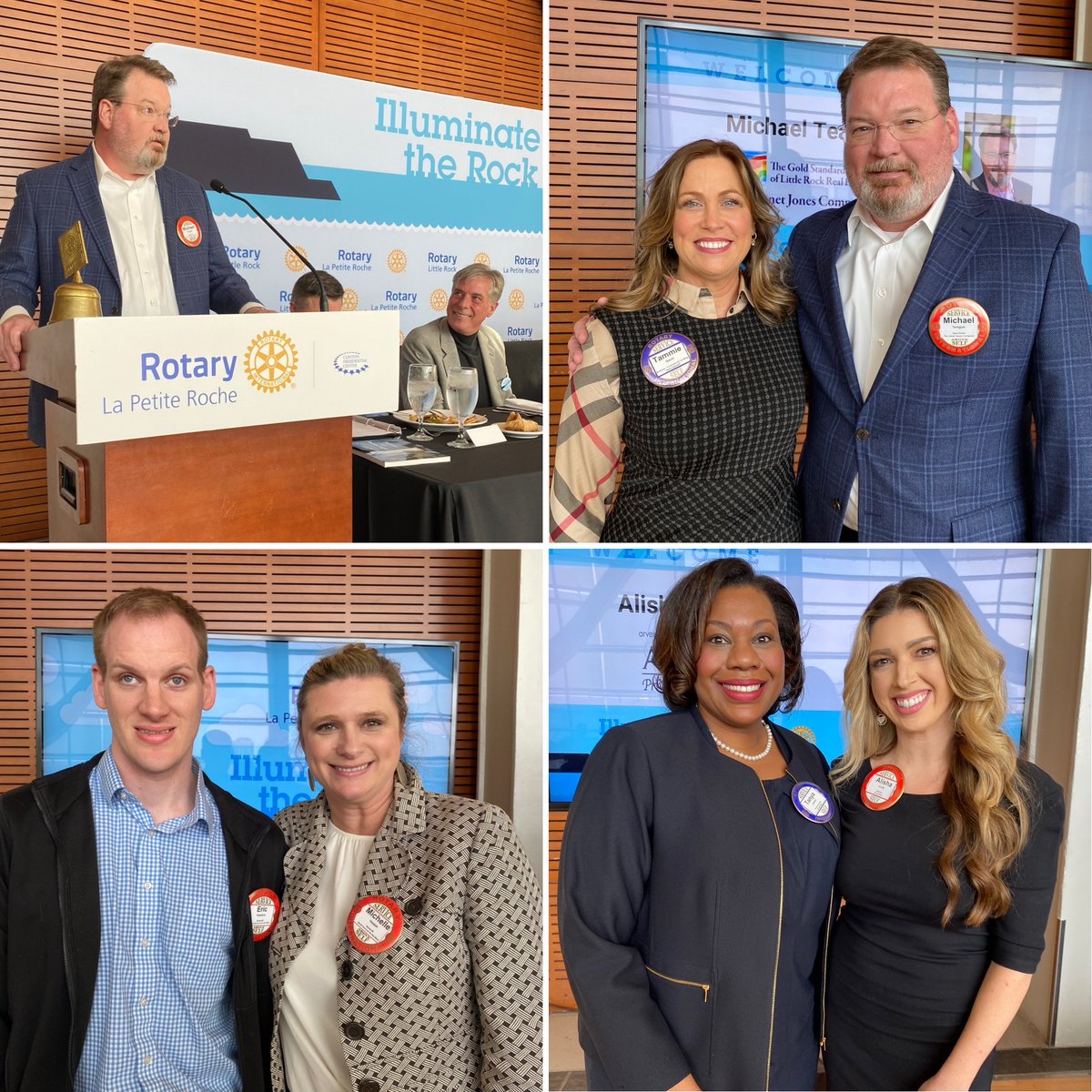 We added three new members to our club this week! We are excited to welcome <a href="/AlishaAnnCurtis/">Alisha Curtis</a> of <a href="/ArvestBank/">Arvest Bank</a>, Michael Teague with <a href="/JanetJonesCo/">The Janet Jones Co</a>, and Eric Yarberry of World Services for the Blind. Welcome to #Club99, Alisha, Michael and Eric! #IlluminateTheRock