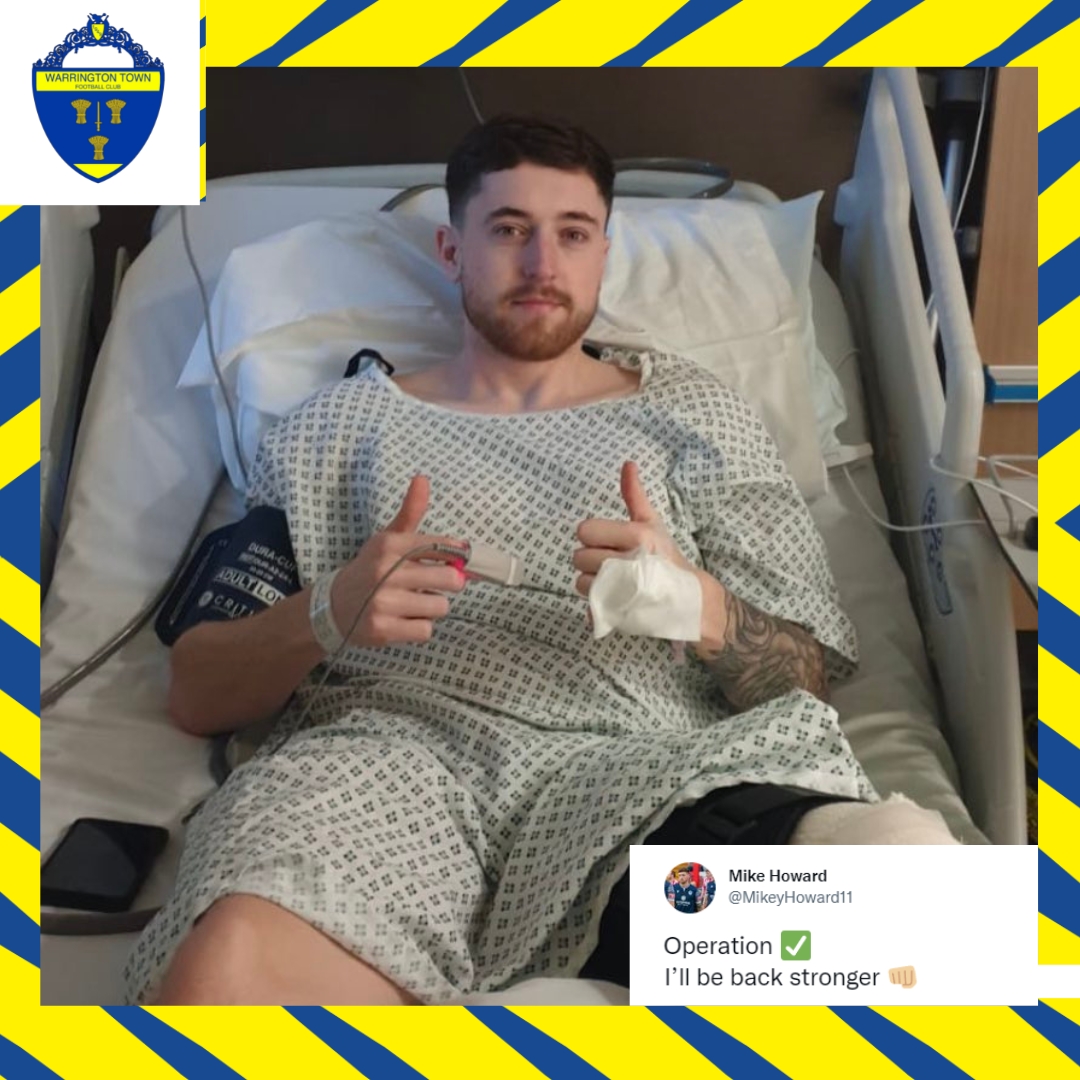 Best wishes to Yellows forward <a href="/MikeyHoward11/">Mike Howard</a>, who successfully underwent knee surgery earlier this week. 

The road to recovery starts now! 💪