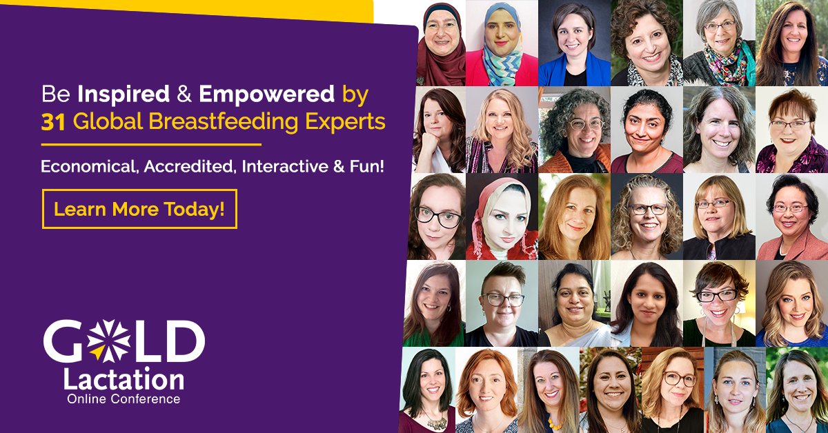 GOLDLactation's tweet photo. Join us April 3 - June 30, 2023 at the signature event for #breastfeeding educators 🤱. Enjoy 29.5 hours of the latest research &amp; gain new clinical skills at your own pace PLUS connect with 4500+ peers at #GOLDLactation2023  ➡️https://t.co/AkP2lshEhs
#lactation #IBCLC #CERPs https://t.co/oKibo1SCTX
