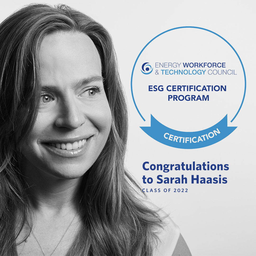 Congratulations to the @EWorkforceNews ESG Certification Program Class of 2022, our Savages Doug Hebert, Dahlia Salazar, David Irias and Sarah Haasis! Our Savages are dedicated to helping our clients bring their ESG goals to life!