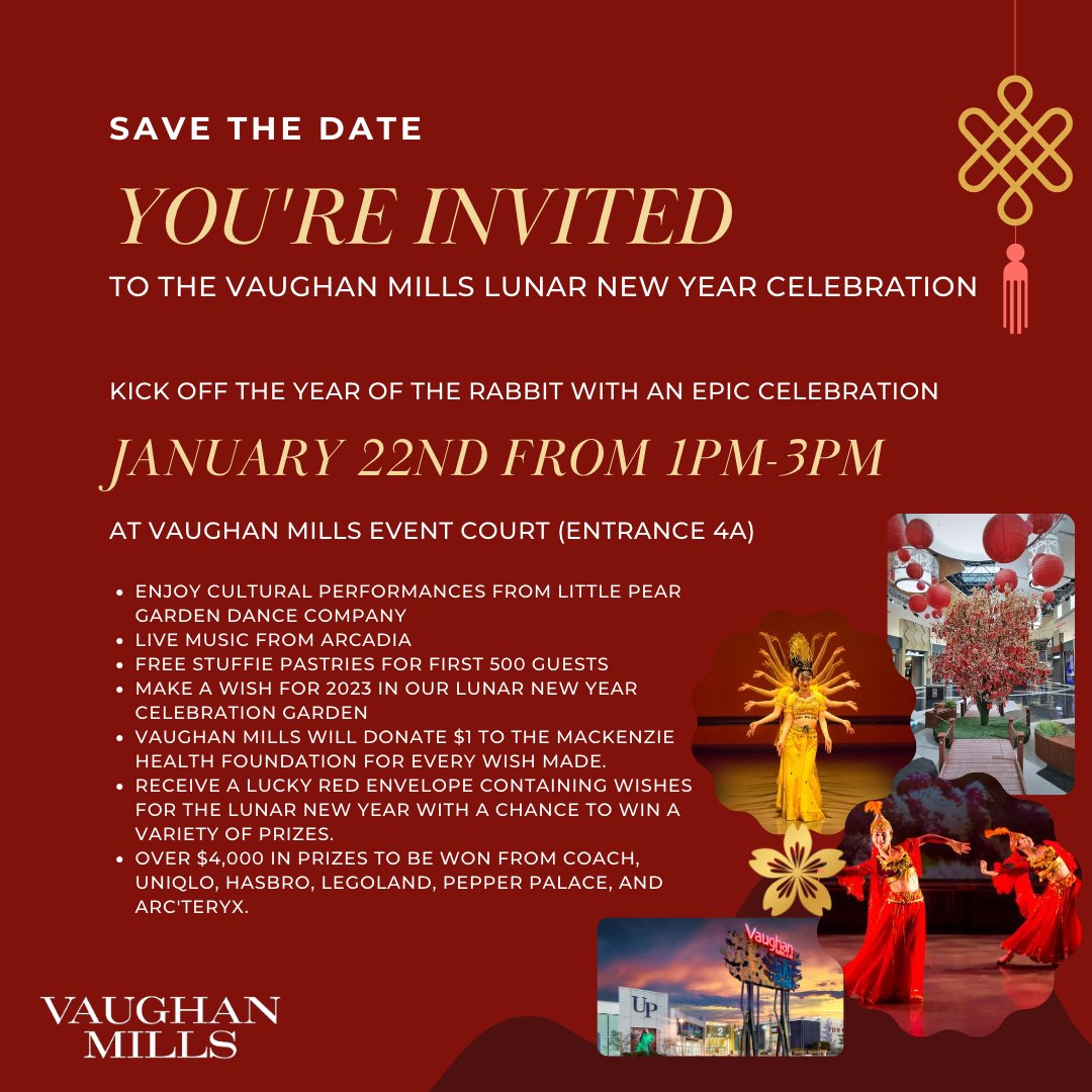 YorkRegionArts's tweet photo. We are thrilled about our first local pairing of 2023 taking place this Saturday at Vaughan Mills. Ring in the Year of the Rabbit with the Lunar New Year Kick off beginning at 1pm
#LocalPairing #YRArts #YorkRegion #VaughanMills https://t.co/YqbAS5bFlu