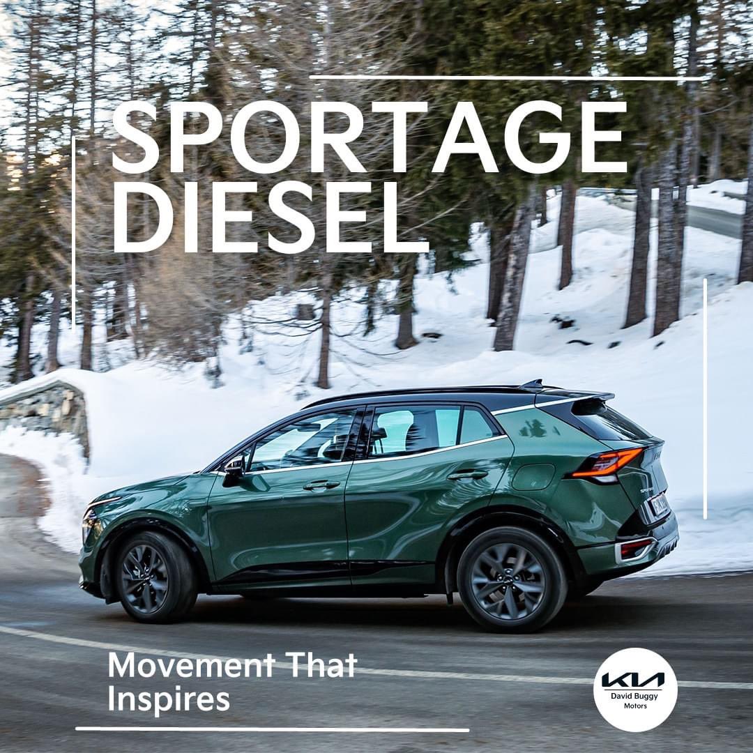 The 2023 Kia Sportage Diesel Mild Hybrid 🚗
✅1.6 CRDi Diesel MHEV
✅6-speed manual transmission 
✅7 years warranty
Get behind the wheel and try it out yourself. Nothing beats first-hand experience. Call our sales team today on 056-7770808 
<a href="/kia_ireland/">Kia Ireland</a> <a href="/_tjreid/">TJ Reid</a> <a href="/PadraigWalsh92/">Padraig Walsh</a>