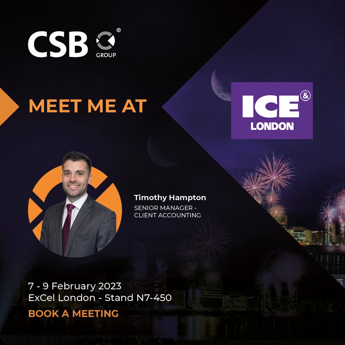 CSBGroup's tweet photo. Timmy Hampton, our Client Accounting Senior Manager, will be at ICE 365 to provide you with more information about our reputable services and 360° approach.
Learn more 👉 https://t.co/CCgcQzEXy1
.
.
.
.
#CSBGroup #Accounting #ICELondon #ICE #iGamingConsultancyoftheYear #Gaming https://t.co/qCxgY6KDha