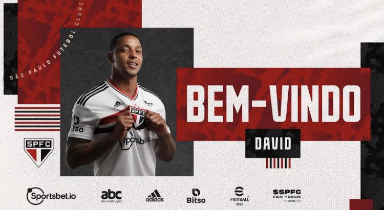 Tudo_do_Fut's tweet image. 🚨AGORA É OFICIAL!

O São Paulo anunciou a contratação do atacante David, que vem de empréstimo do Internacional.

📸São Paulo