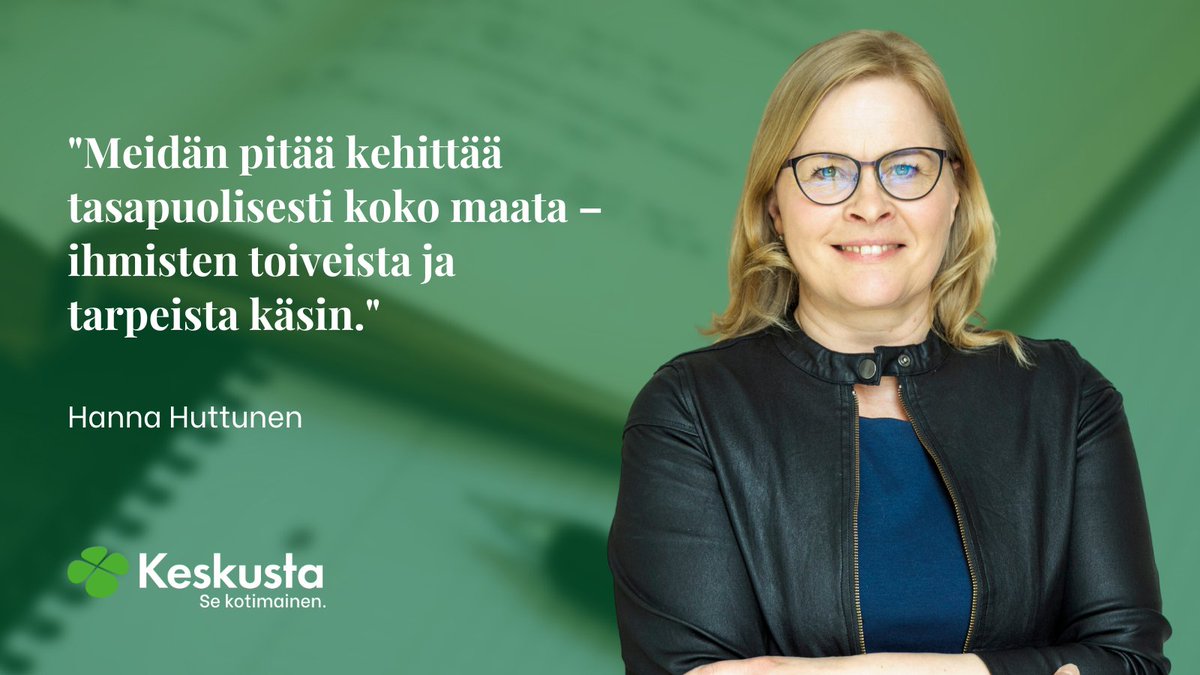 ”Meidän pitää kehittää tasapuolisesti koko maata – ihmisten toiveista ja tarpeista käsin”, päättää @HannaHuttunen1 puheensa. #opintolainahyvitys <a href="/KOLry/">Keskustaopiskelijat</a> #koulutus