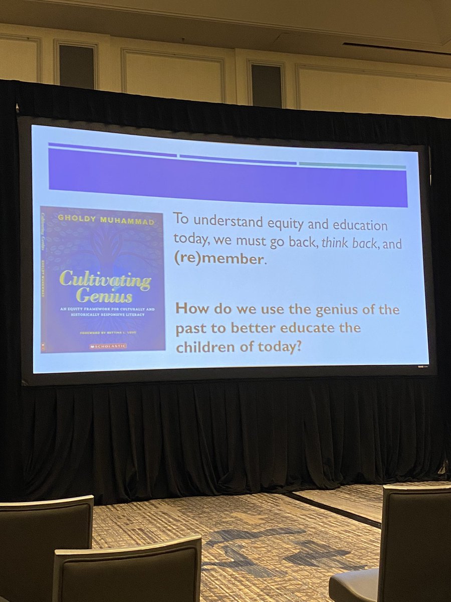 Kimmi45535524's tweet photo. #23LitCon Thank you Dr. Gholdy Mohammad for starting the day by discussing every child’s genius and cultivating joy in school!  This aligns beautifully with what we want to accomplish in Reading Recovery with our kids. https://t.co/V9c0VDc0G6