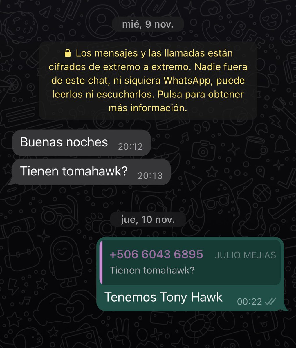 SoyDiegoPicado's tweet photo. La cosa es que compré una línea de teléfono que era antes de una carnicería, entonces toooooodos los días me llegaban mensajes que yo decidí responder como si fuera ellos.

Los que me encuentre, los voy a poner aquí en un hilo 😂 https://t.co/oRSd0DGi8d
