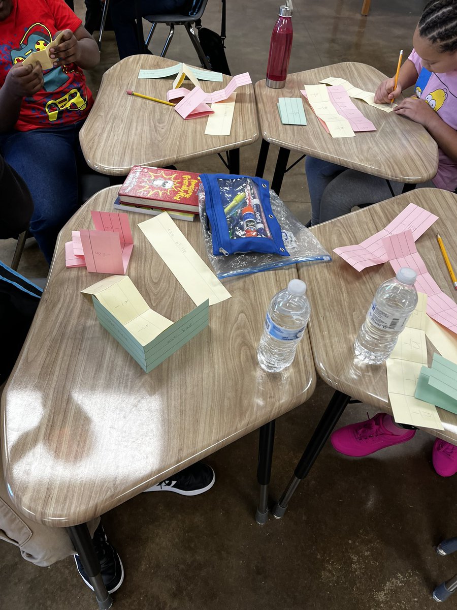 STownsendClass's tweet photo. @SycamoreElem started off the year last week creating fraction strips to generate equivalent fractions. The students thought @MindyMiller85 would be proud of us. @AMSTI_UM https://t.co/ro56t5Z0Zh