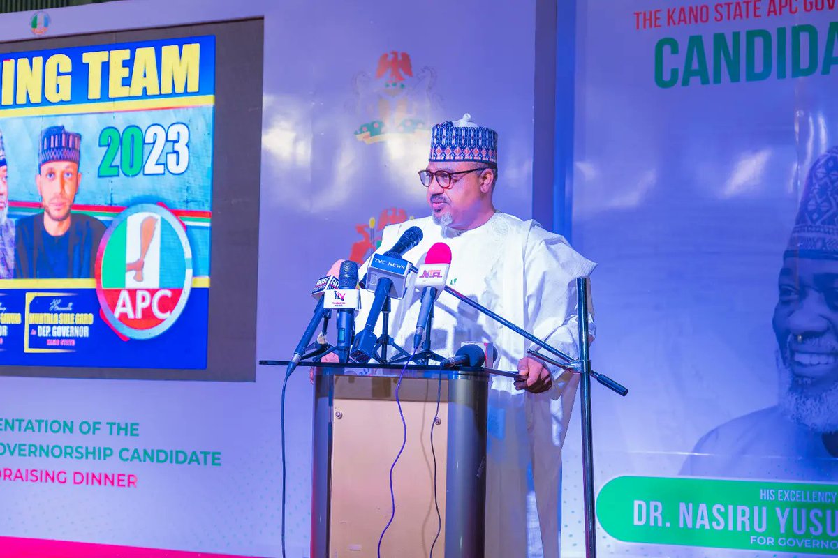 hon_umarelyakub's tweet photo. The presentation of the APC Kano state Governorship candidate and fundraising dinner https://t.co/tqTIkooVvl