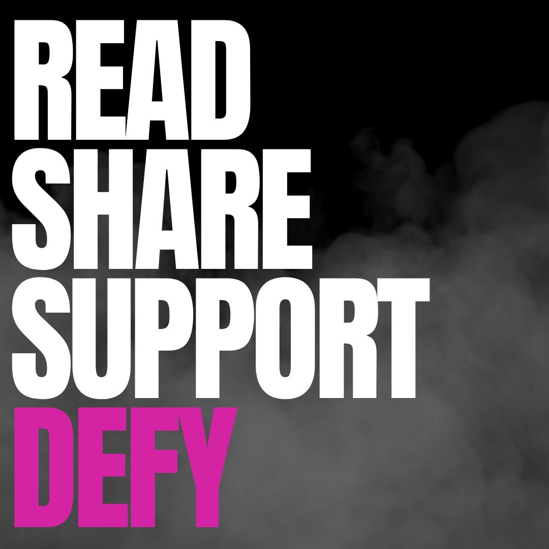 defy_magazine's tweet photo. The new issue of DEFY is LIVE!

This second issue packs a punch and I am so excited for you to dive in. 

https://t.co/1qxVbq6tlC

Please enjoy and if you love it, share it and consider supporting DEFY.

#DEFYMagazine #WomensMagazine #EmpoweredWomen #WomenSupportWomen https://t.co/rfmBXHvZxY