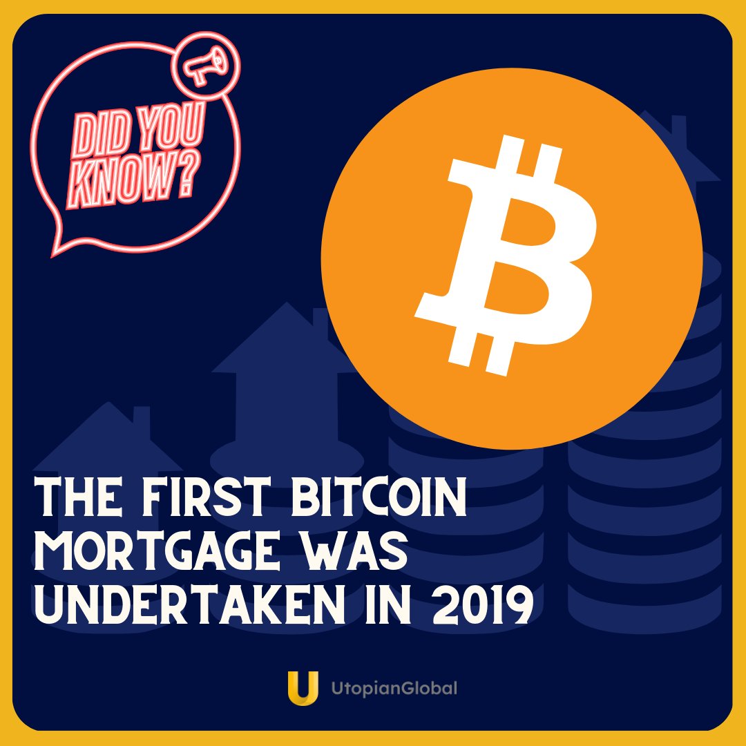 utopianglobal's tweet photo. The first bitcoin mortgage was undertaken in 2019.
.
.
.
#dollar #gold #silver #blockchain #inflationhedge #currencies #USD #investor #Federal #centralbank #goldbullion #digitalassets #nft #nftart #nftcommunity #blockchain #crypto #bitcoin #supplychain #finance https://t.co/HL5UgF2bvb