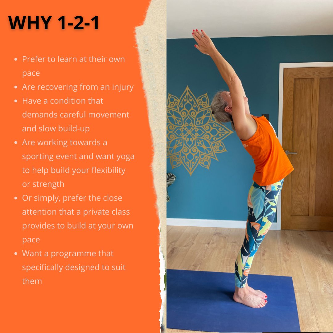 Ladies, are you putting off joining a group yoga class? Why not consider a private 1-2-1 class? 
This is often great for those starting out; recovering from injury; want privacy in your practice. 
Live online via Zoom or in my home yoga studio near Poole, Dorset (by appt).