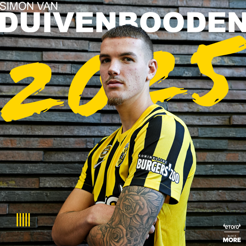 MijnVitesse's tweet photo. 𝑺𝑽𝑫 ✍️ 𝟐𝟎𝟐𝟓
Gefeliciteerd, Simon! 💛🖤

#Vitesse
