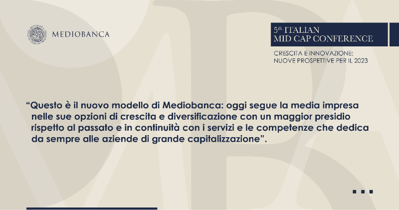 mediobanca's tweet photo. #MBEvents - Durante la 5a edizione dell'Italian Mid Cap Conference, 100 investitori istituzionali hanno incontrato alcuni tra i maggiori rappresentanti di 28 società italiane di media capitalizzazione in oltre 400 meeting per confrontarsi sui principali temi di attualità