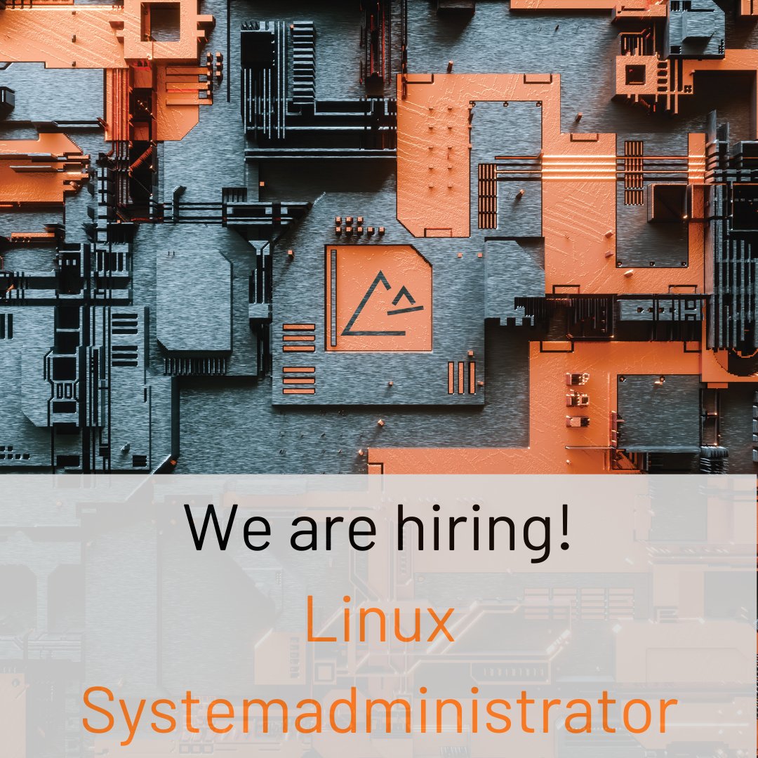Lilandcom's tweet photo. We are hiring: Do you have experience in the area of system administration in the Linux system? 
Then we are looking for YOU. Become part of a committed and young team.

https://t.co/sq1qjDpfTC

#linux #recruiting #liland #Admin https://t.co/2zR9mDKa2M