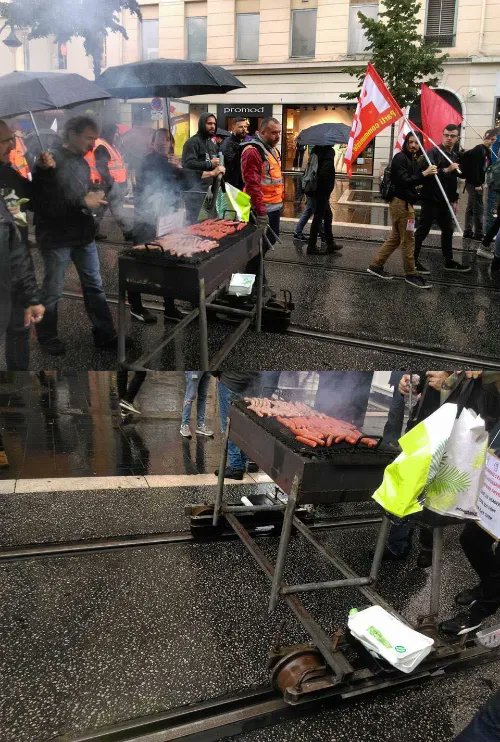 LaSotizerie's tweet photo. Guette un peu le projet du Riton!✊ #greve19janvier #19janvier2023 #manifestation #ReformeDesRetraites #manifestation19janvier #Paris https://t.co/M5b0Lgra7X