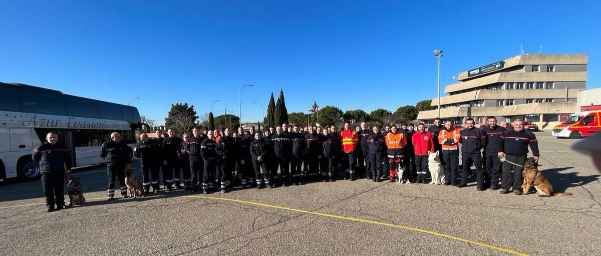 Exercice européen <a href="/eu_modex/">EU MODEX</a> #INSARAG : 70 sapeurs-pompiers de 8 dpts partis auj pr la ville de #Tinglev au #Danemark pr 3 jrs de manoeuvre. 12 #pompiers84 en font partie dont le chef du détachement, 1 infirmier et 1 médecin #SSSM et 1 équipe #cyno. Bon courage à tous ! <a href="/Insarag/">International Search and Rescue Advisory Group</a>