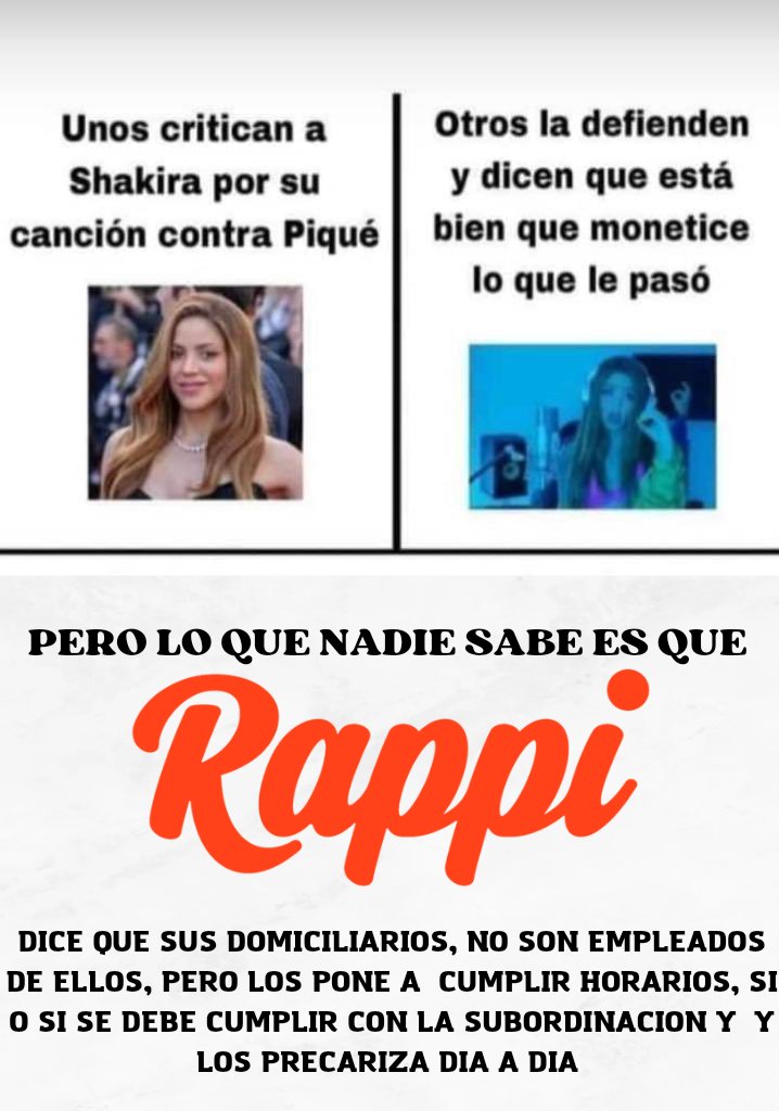 sinatrapAgremi's tweet photo. Una empresa como @RappiColombia no se puede seguir lucrando, bajo parámetros de explotación laboral. https://t.co/gS5YqqEt6g