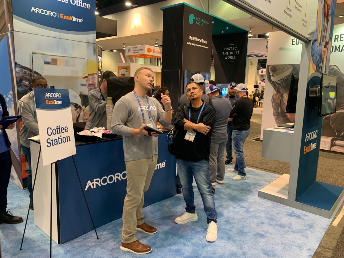 arcorohr's tweet photo. Last day of World of Concrete! Be sure to stop by Booth N1451 to discover our exclusive show special on ExakTime and get the opportunity to enter our raffle for a $500 Gift Card! See you soon! #ExakTime #HumanResources #HR #Software #construction #WOC https://t.co/i3wQbhH0w3