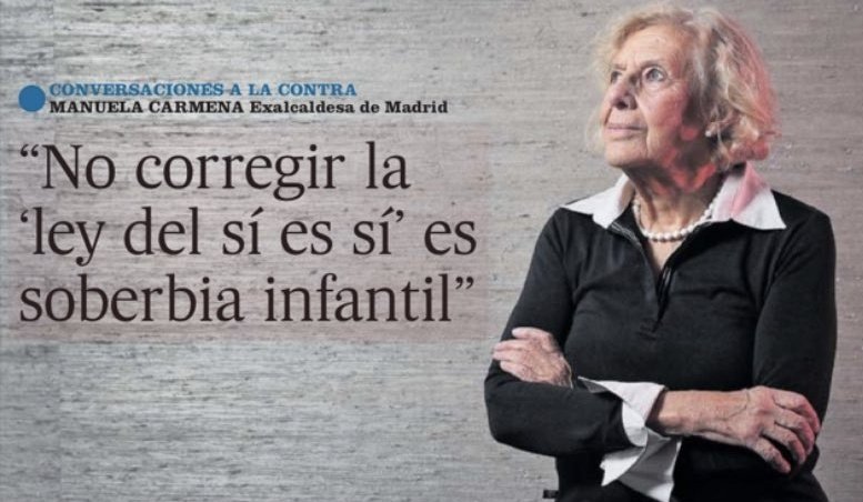 📊 ¿Estás de acuerdo con Manuela Carmena?

🔃 SÍ
♥️ NO