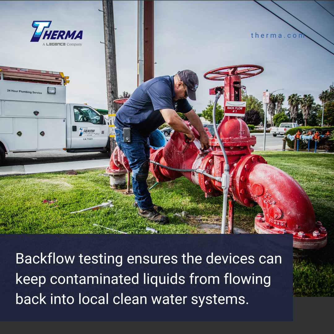 thermacorp's tweet photo. Clean water is everyone’s responsibility and serious business. Learn how to prevent contaminated liquids from flowing back into local clean water systems. More: https://t.co/Db145ZnznN
#SolutionsProvider #HelpingHand  #BackflowTesting #PreventativeMaintenance https://t.co/M2QzMyZHVq