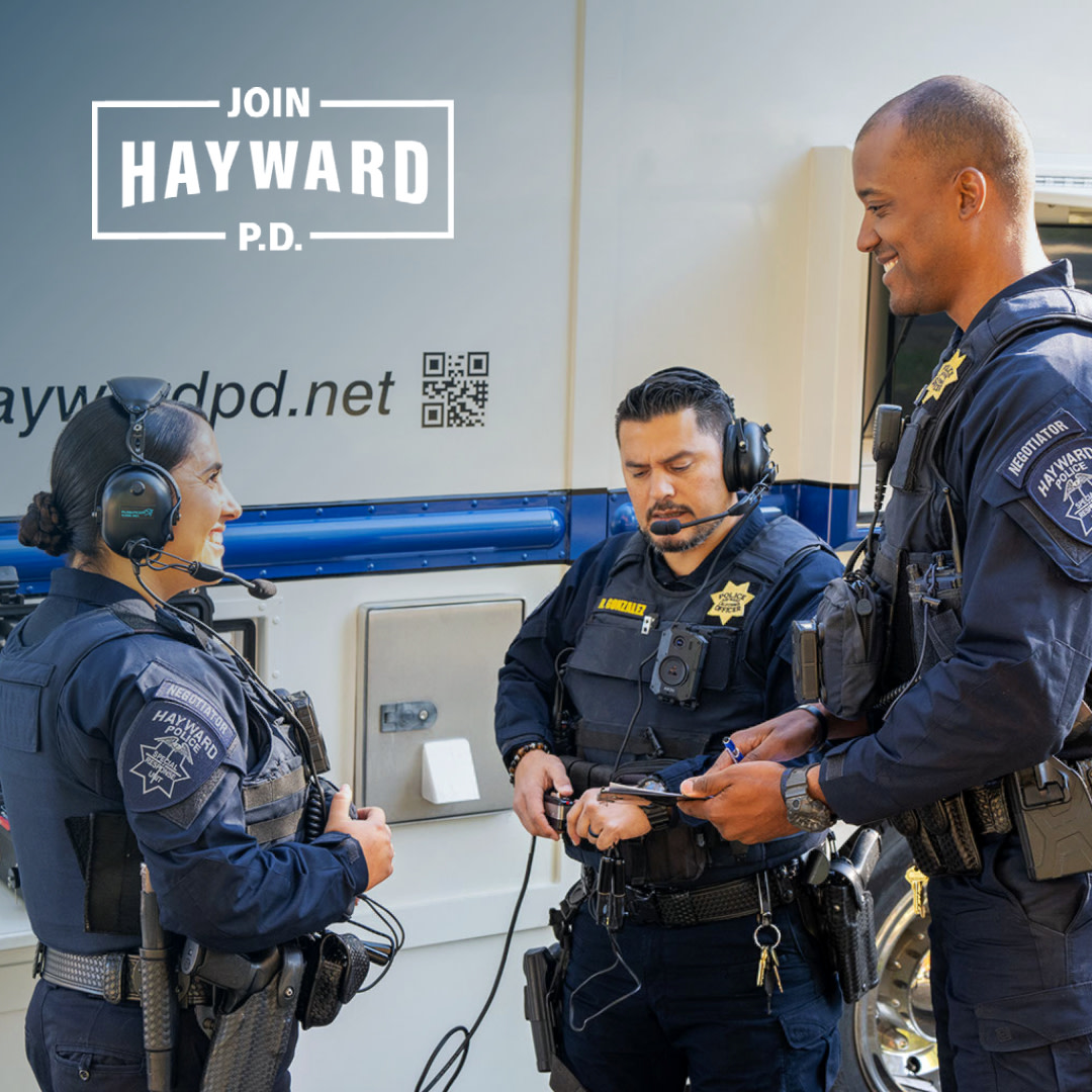 The Hayward Police Department is built on teamwork, camaraderie, and community. Carve your own police career path with over 20 specialized units such as SWAT, K9, Detective, Vice, Gang, and Homicide. #JoinHaywardPD #HaywardPD #HaywardCA #HaywardPolice #HaywardPoliceJobs