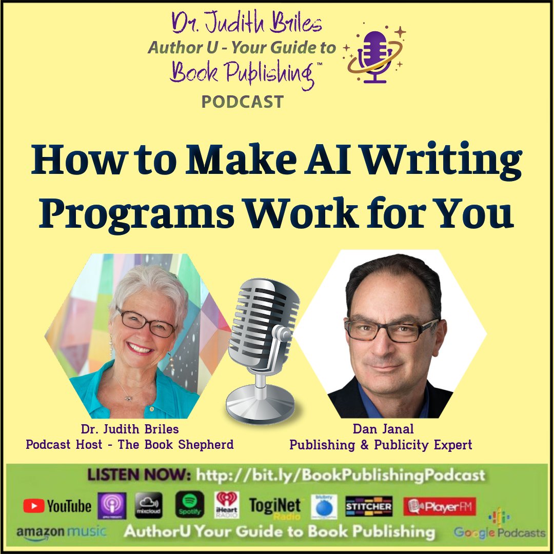 The buzz spiraling around using AI ... artificial intelligence. Should you? Get the skinny via @Dan_Janal @MyBookShepherd <a href="/JudithBriles/">Judith Briles</a> <a href="/ToginetPodcasts/">TogiNet Podcasting</a>. bit.ly/BookPublishing…  #authorsuccess #artificialintelligence #ai #authors #blogs #writingcommunity