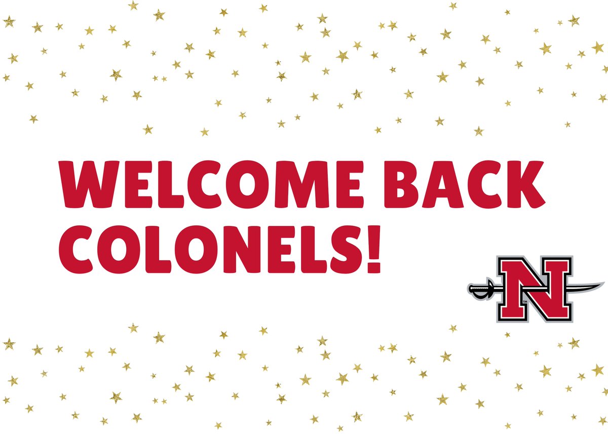 NichollsUcc's tweet photo. Welcome, Back Colonels! 

We hope everyone enjoyed their holiday break and was able to use that time to Rest, Re-adjust, and Refocus! 
💚💛💚
Now, let's rock this semester with a positive start!
💚💛💚
#colonelstrong
#mentalhealthmatters https://t.co/xzTSBdI8aV