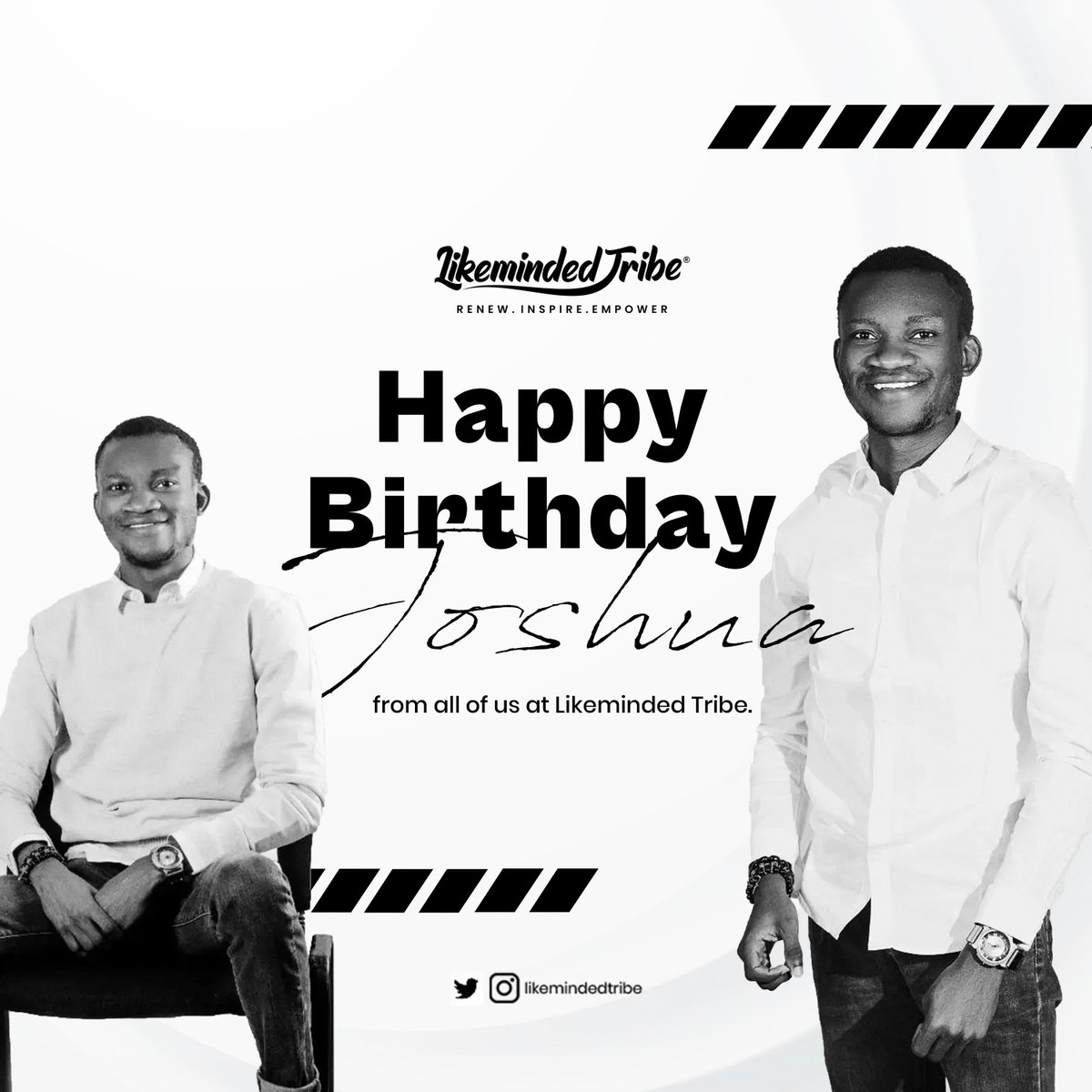 likemindedtribe's tweet photo. Happy birthday 🎉🎉 @JtAdebayo 
Thank you for all you do @likemindedtribe 

We love you ♥️ https://t.co/l9IZFuK8Go