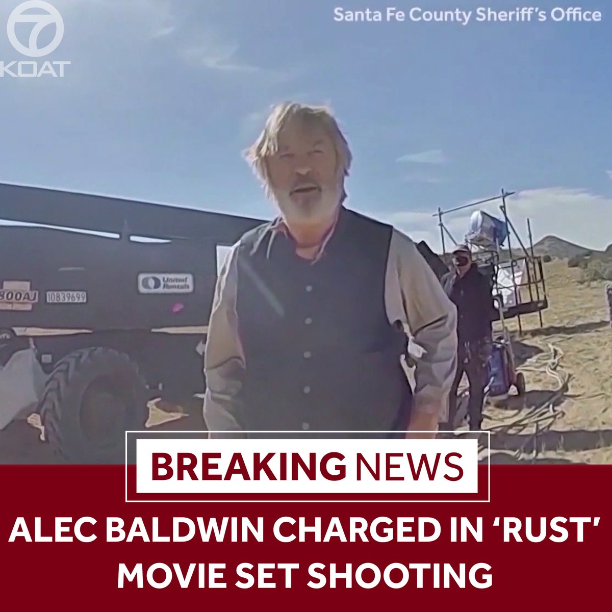 BREAKING NEWS: Alec Baldwin has been charged with involuntary manslaughter in relation to the 'Rust' movie set shooting that killed Halyna Hutchins and injured Joel Souza.

More here &gt;&gt;&gt; bit.ly/3QNRVgY
