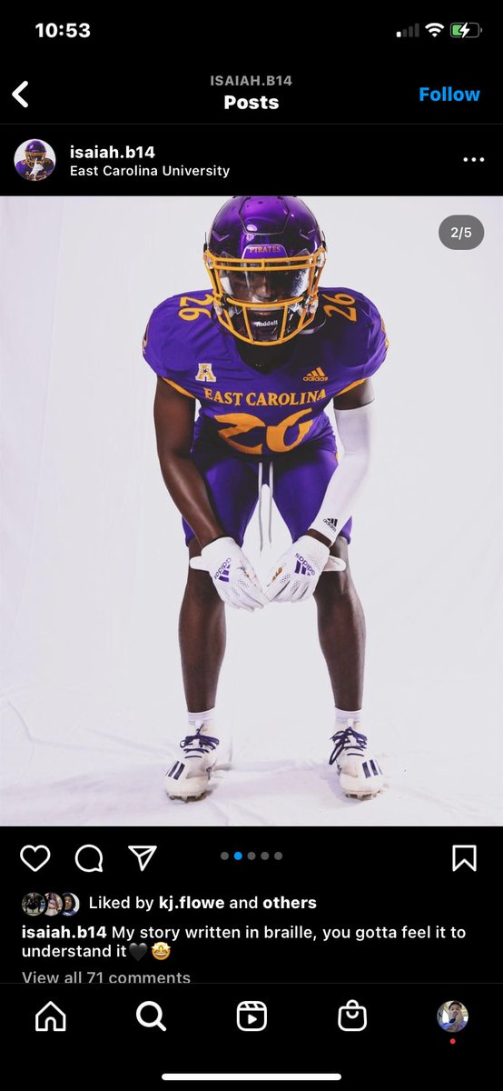 blessed to receive another d1 offer from ecu @ECU_Coach_Weave @ECUPiratesFB @704DBCoachAkers @CoachTyson11 @coach_DCannon @CoachBWiggins @MohrRecruiting @DonCallahanIC @247Sports