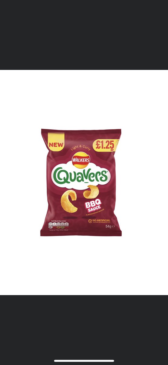 crisp_critic's tweet photo. 👀 coming soon @walkers_crisps #quavers #bbq #crisps https://t.co/5q66E1Nd3a