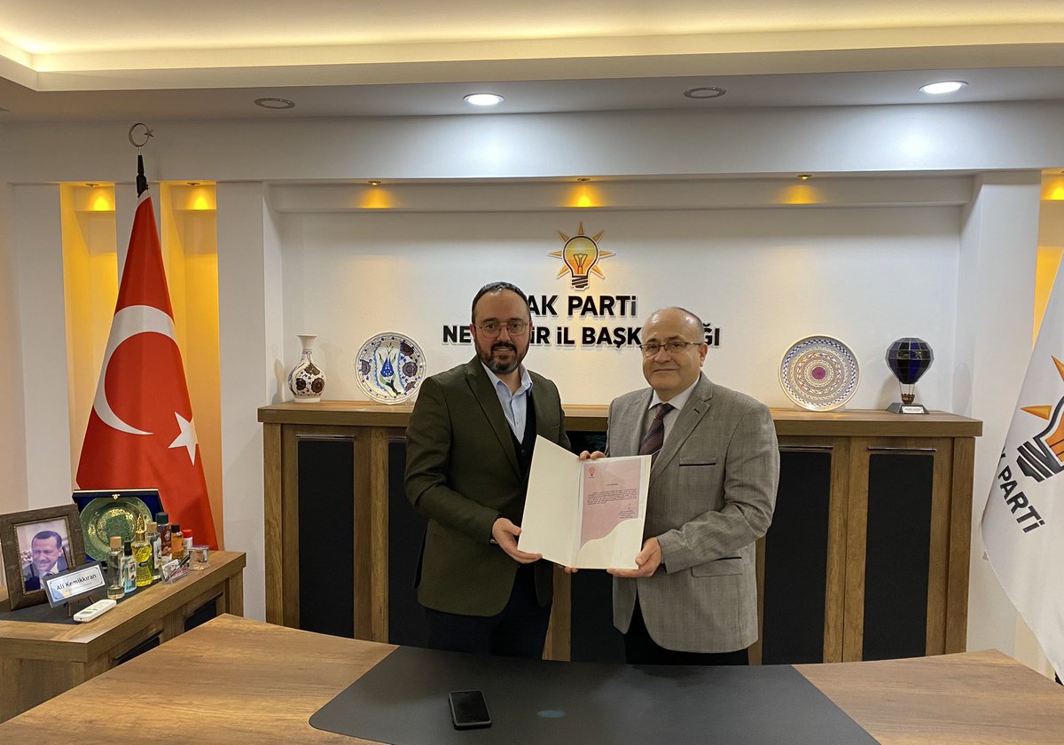 kemikkiranali's tweet photo. Hayırlı olsun…

Genel Başkan Yardımcımız,Teşkilat Başkanımız Sayın @erkankandemir 'in tensipleriyle Avanos İlçe Başkanlığına Ömer Önal atanmıştır.Bugüne kadar emeği geçen Fatma Parmaksız’a teşekkür ediyor hayatında başarılar diliyorum.

#GönülGönüle
@avmustafakose @Meleksemsek https://t.co/zHesFwVQN3
