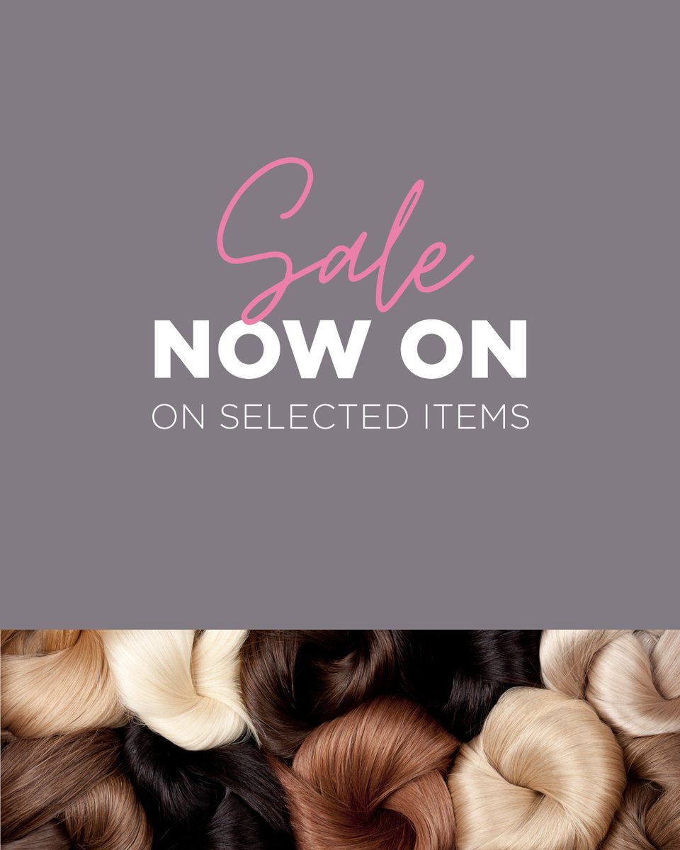 LAST CHANCE!  Sale ends tomorrow! 🏃‍♂️🏃‍♀️

SHOP > remicachet.com/collections/sa… 

#hairsale #remicachet
#hairwefts #hairextensions #prebondedhair #microringhairextensions #tapehair #clipinhair