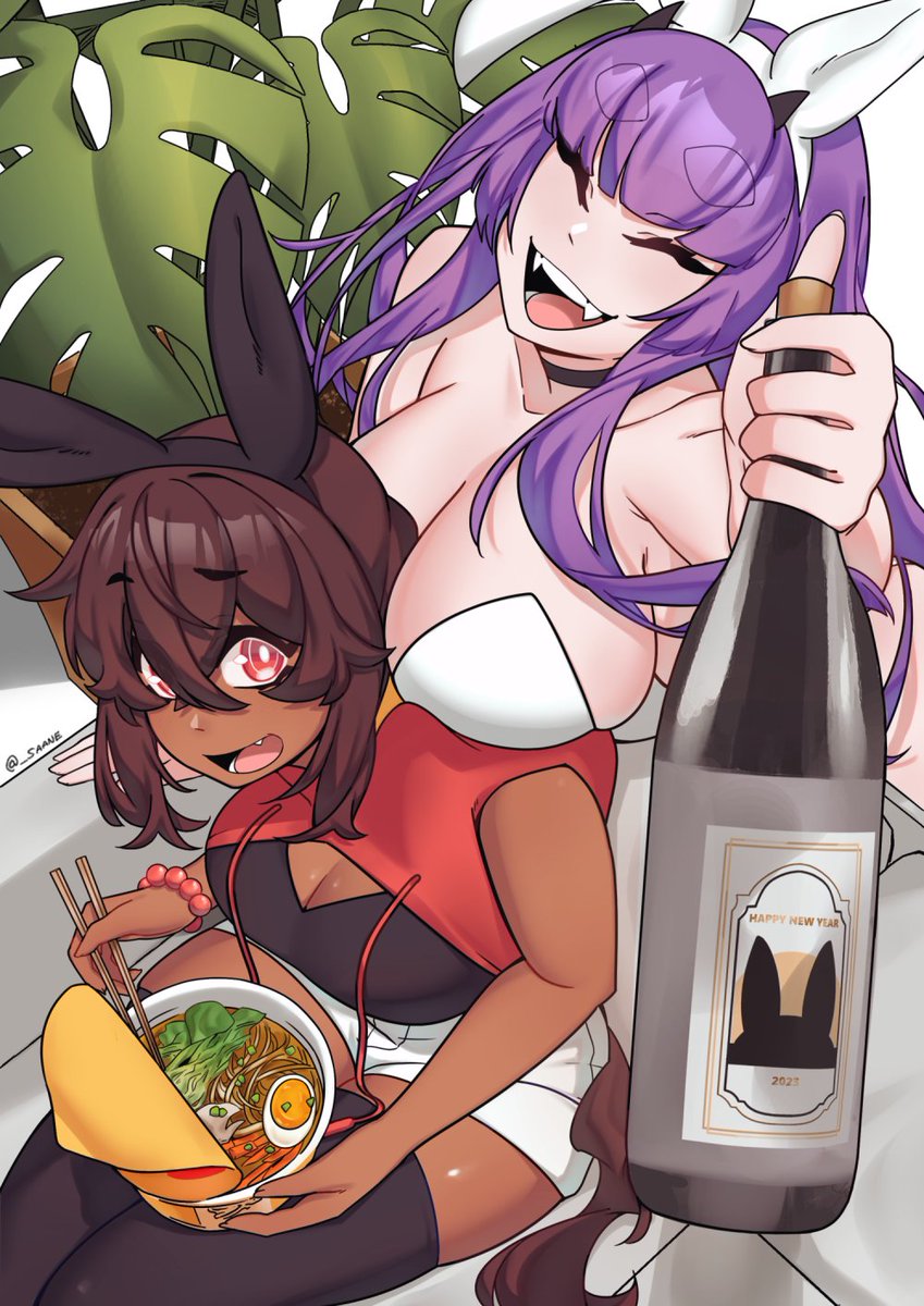 「A late New Years in the office! 」|Saaneのイラスト