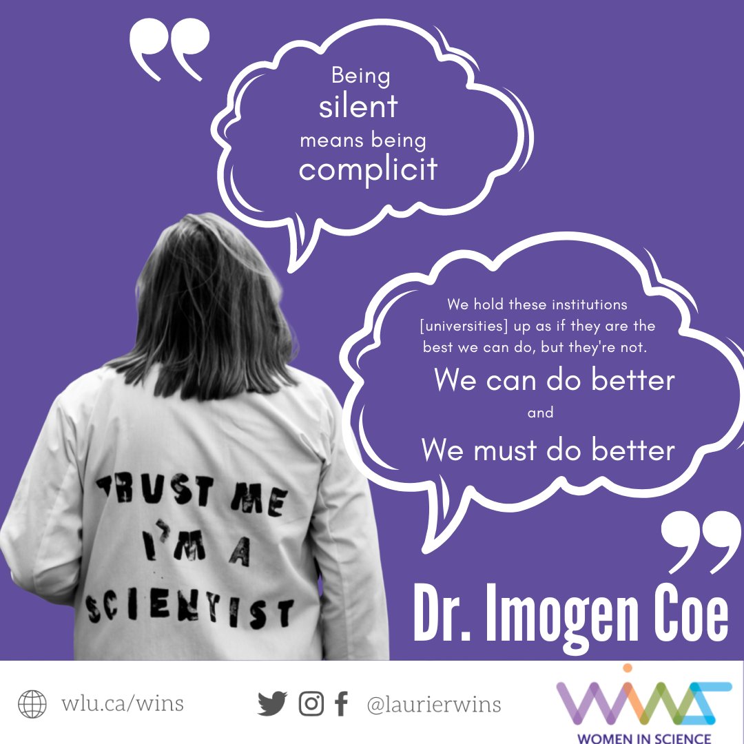 At the Canadian Science Policy Conference this year (#CSPC2022) we heard one of the most powerful speeches ever delivered by a #WomaninSTEM, @ImogenRCoePhD. Click the link to be inspired! youtube.com/watch?v=7t6gm2…