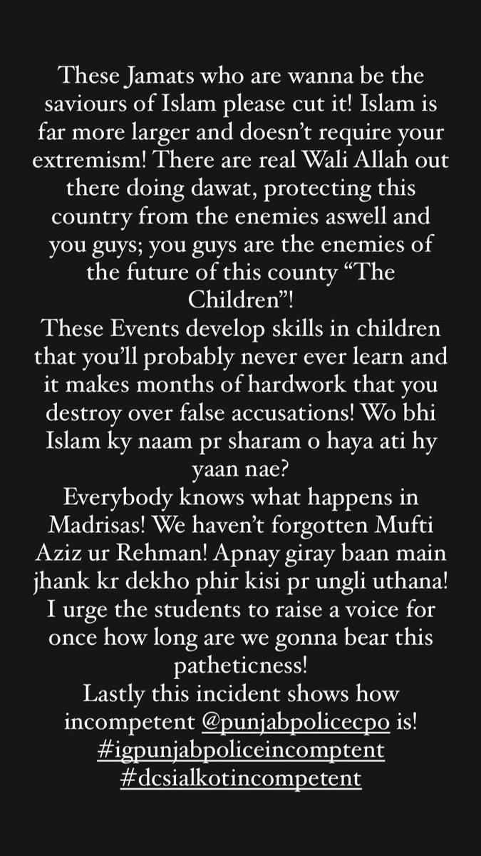 daud9111's tweet photo. #JIextremism #punjabpoliceincompetent #IGpunjabincomptent #DCsialkotincompetent https://t.co/7STu4az12A