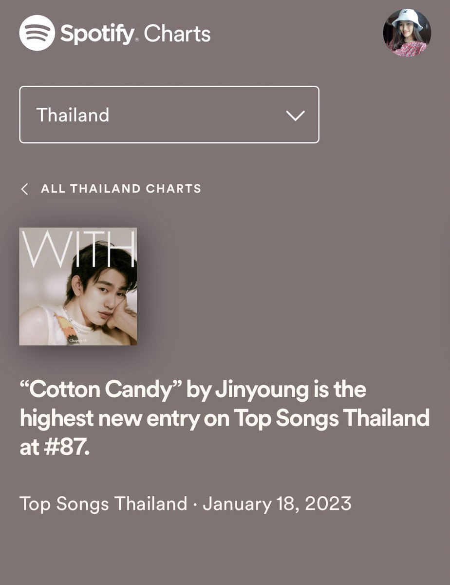 nitchanan_neung's tweet photo. ดีใจที่ได้เห็นสิ่งนี้ อยากเห็น���ินยองอยู่ในชาร์ทนาน ๆ มาฟังเพลงของจินยองกันเยอะ ๆ นะคะ 😊
#Conttoncandy
#Chapter0_WITH_JINYOUNG
#Chapter0_WITH
#JINYOUNG #진영 @JINYOUNG https://t.co/3MDuE6uSl8